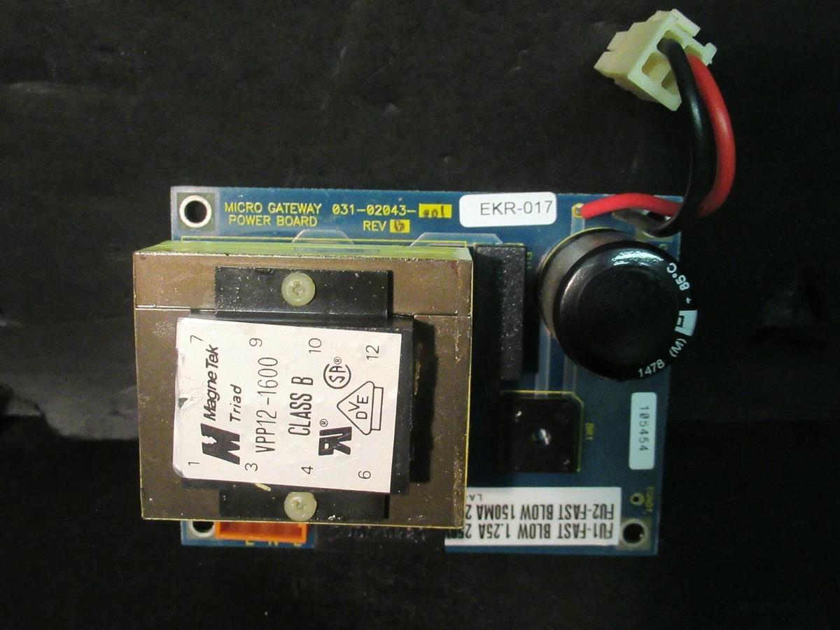 Used YORK MICRO GATEWAY CIRCUIT POWER SUPPLY BOARD 031-02043-001 REV B 031-02043 C