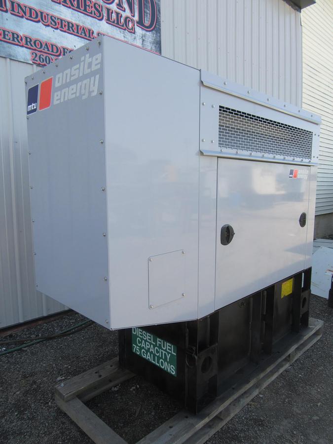 Used 20 KW DIESEL GENERATOR MTU 120/240 V 4LE1 ISUZU SOUND ENCLOSED 164 HRS  VIDEO