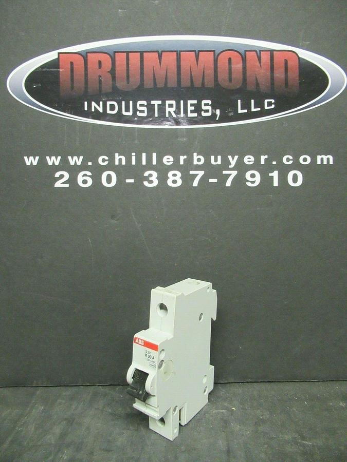 Used 20 AMP ABB BREAKER S271-K20 277/480 VAC 1 POLE 230/400 VAC **WARRANTY INCLUDED**