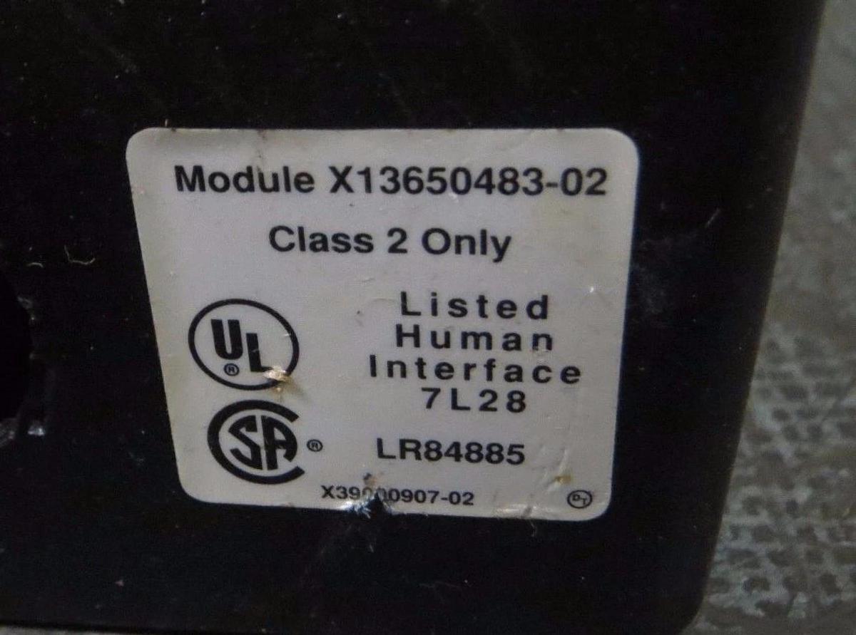 Used (1) TRANE COMM LINK CHILLER DISPLAY INTERFACE 24 VAC X13650483-02 HMI