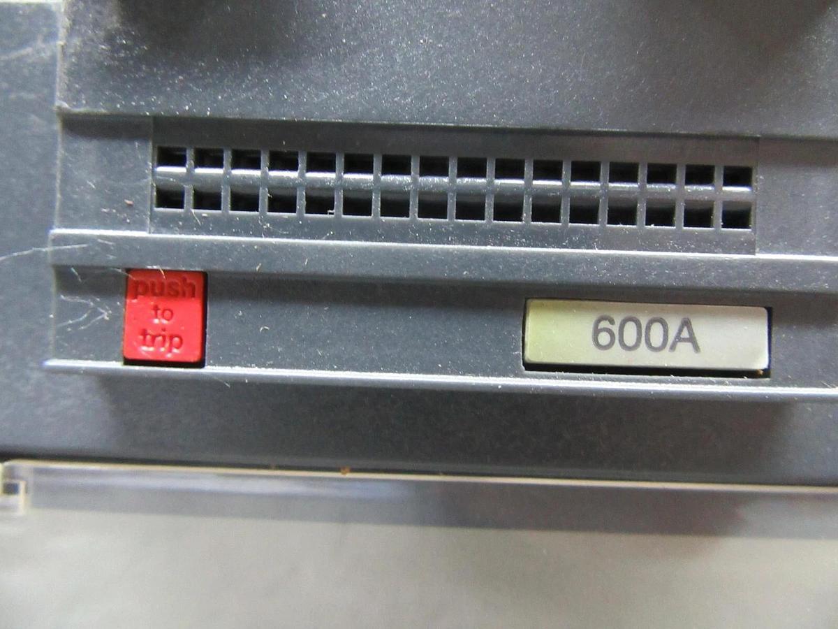 Used MERLIN GERIN COMPACT CIRCUIT BREAKER NSJ600A 600 AMP 600 VOLT 3-POLE 3-PHASE