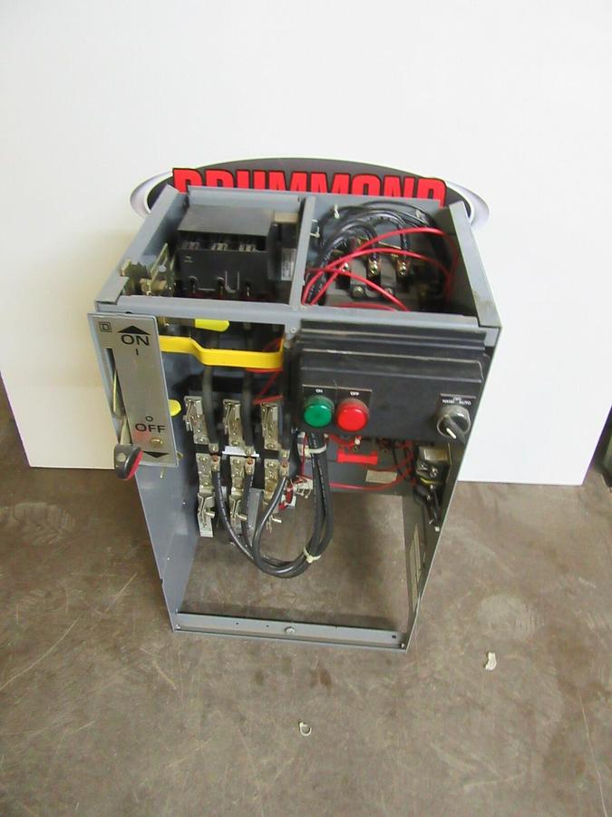 Used SQUARE D MODEL 5 24" MCC BUCKET HU100-3CM5 NEMA SIZ 3 W/ 8536SE01