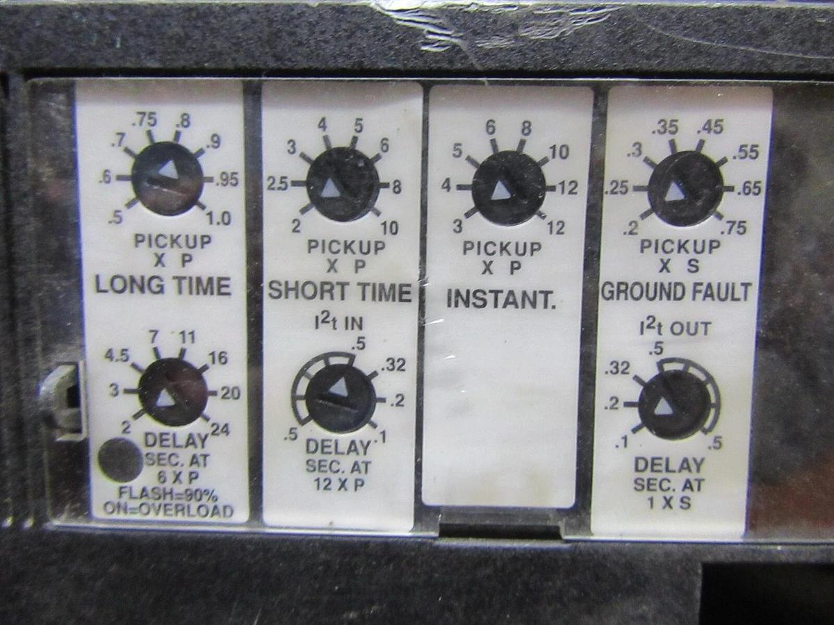 Used SQUARE D CIRCUIT BREAKER NXP361200GMT 1200 AMP 600 VAC 3-POLE W/ ARP100 PLUG