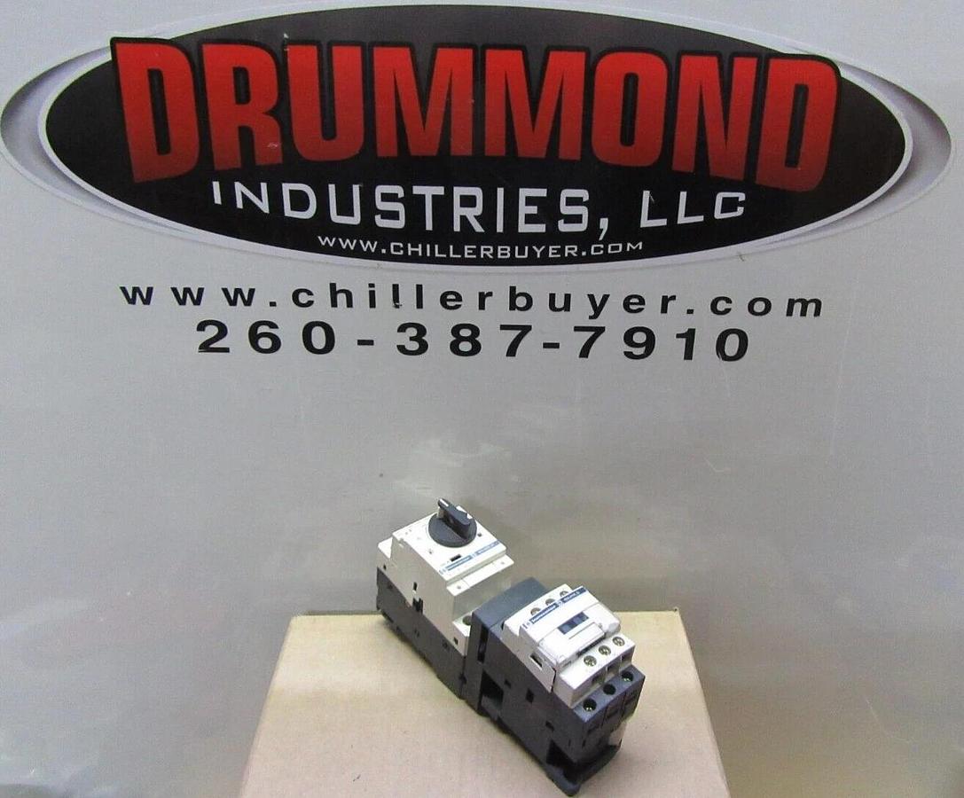 Used SQUARE D MANUAL MOTOR STARTER LC1-D12 25 AMP 600 VAC 10 HP W/ GV2-P14H7