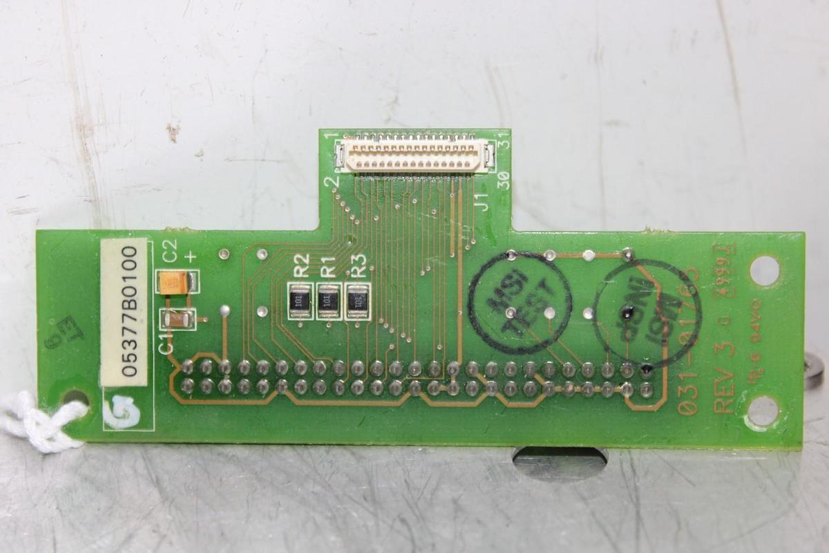 Used YORK JOHNSON CONTROLS DISPLAY INPUT CIRCUIT BOARD 031-01765-001 REV. C