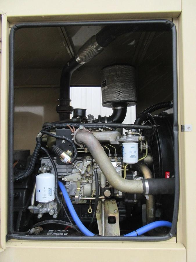 Used 50 KW DIESEL GENERATOR GENERAC 120/240V 1 PH ONLY 137.5 HRS  ENCLOSED 50 KW