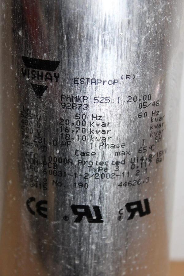 Used VISHAY ESTAPROP PHMKP 525.1.16,70 500 VOLT SINGLE PHASE **WARRANTY**