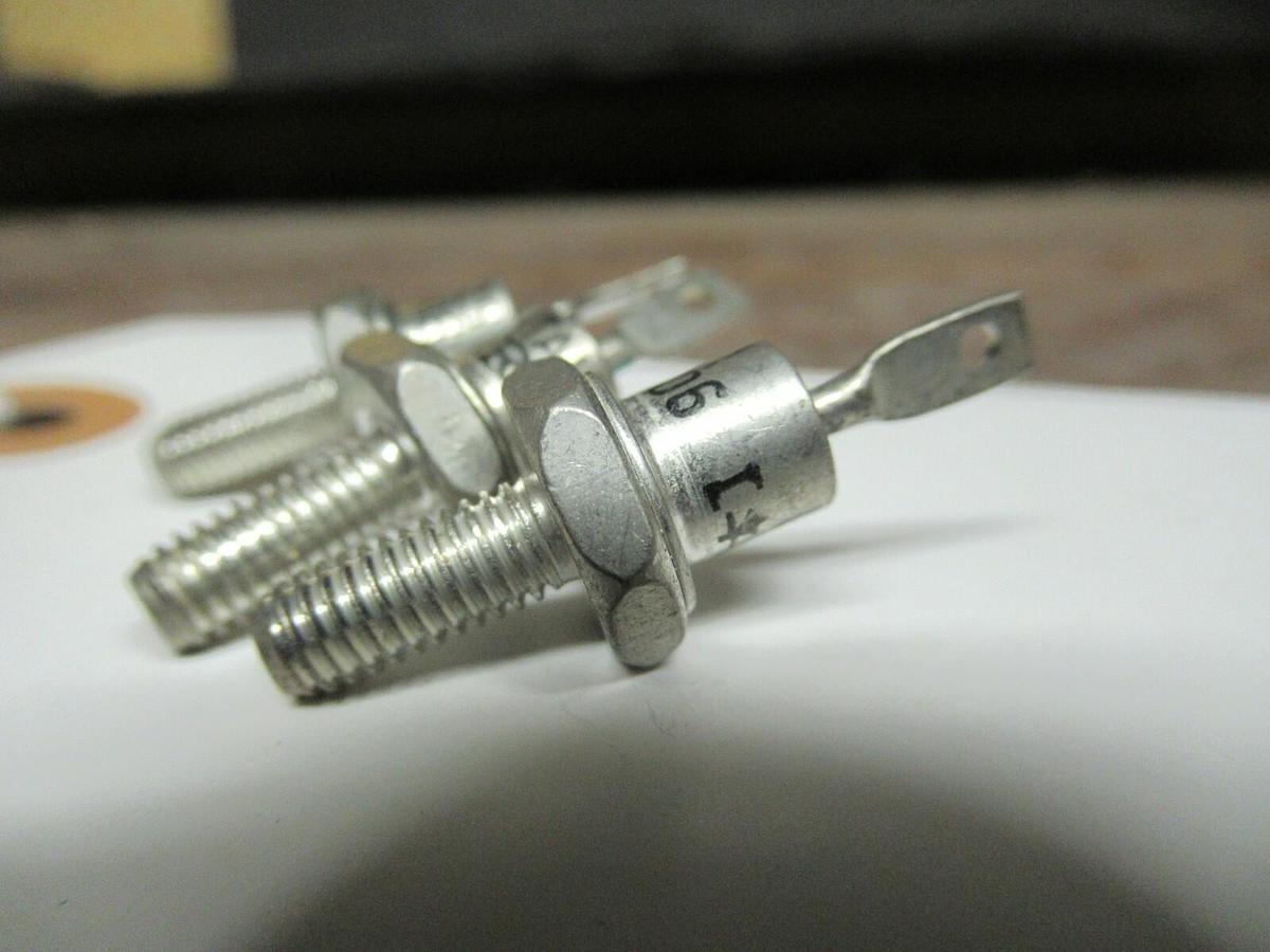 NEW SURPLUS (3) INTERNATIONAL 143110006 RECTIFIER DIODE STUDS VISHAY *WARRANTY*