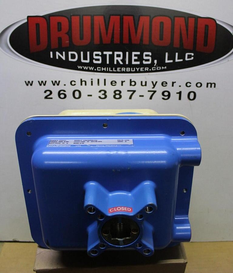 Used VALVCON ACTUATOR LVW2000N115A 2000 IN-LBS 55 SEC CYCLE 115V 0.8A NEMA 4