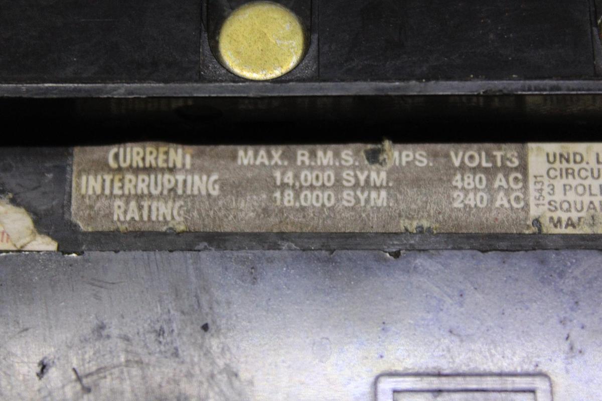 Used SQUARE D I-LINE CIRCUIT BREAKER FA36030 30 AMP 600 VOLT 3-POLE