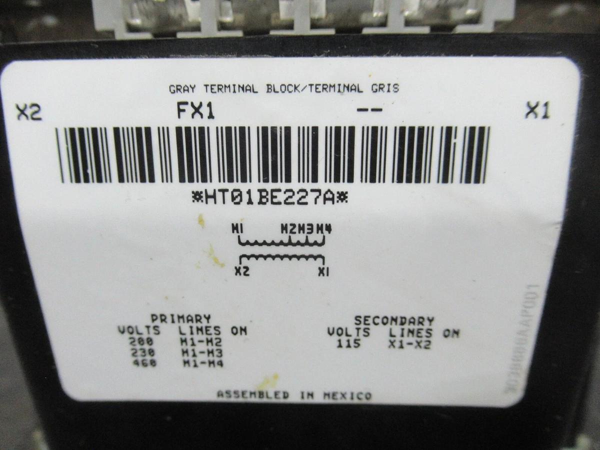 Used GE TRANSFORMER 9T58K3705G11 PRI: 460 V SEC: 115 V 750 VA 1-PHASE **WARRANTY**