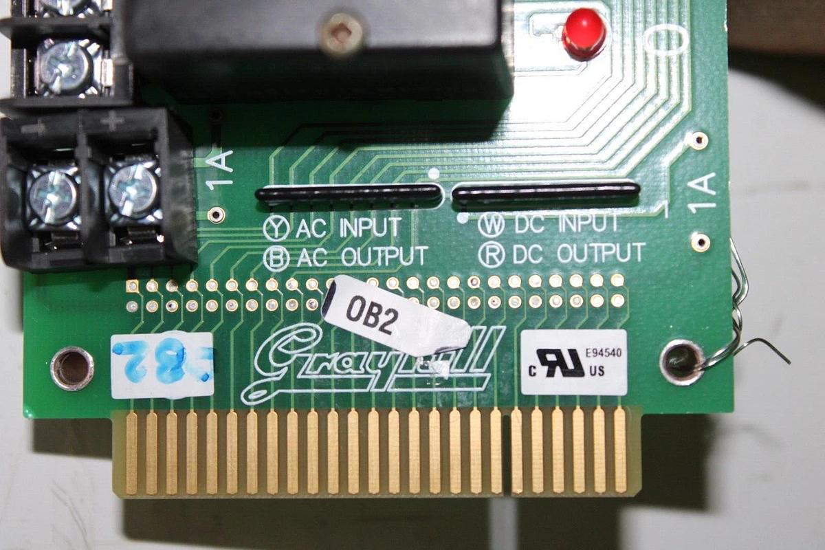 Used GRAYHILL I/O RELAY CIRCUIT BOARD 70AD3239 REV. M **WARRANTY INCLUDED**