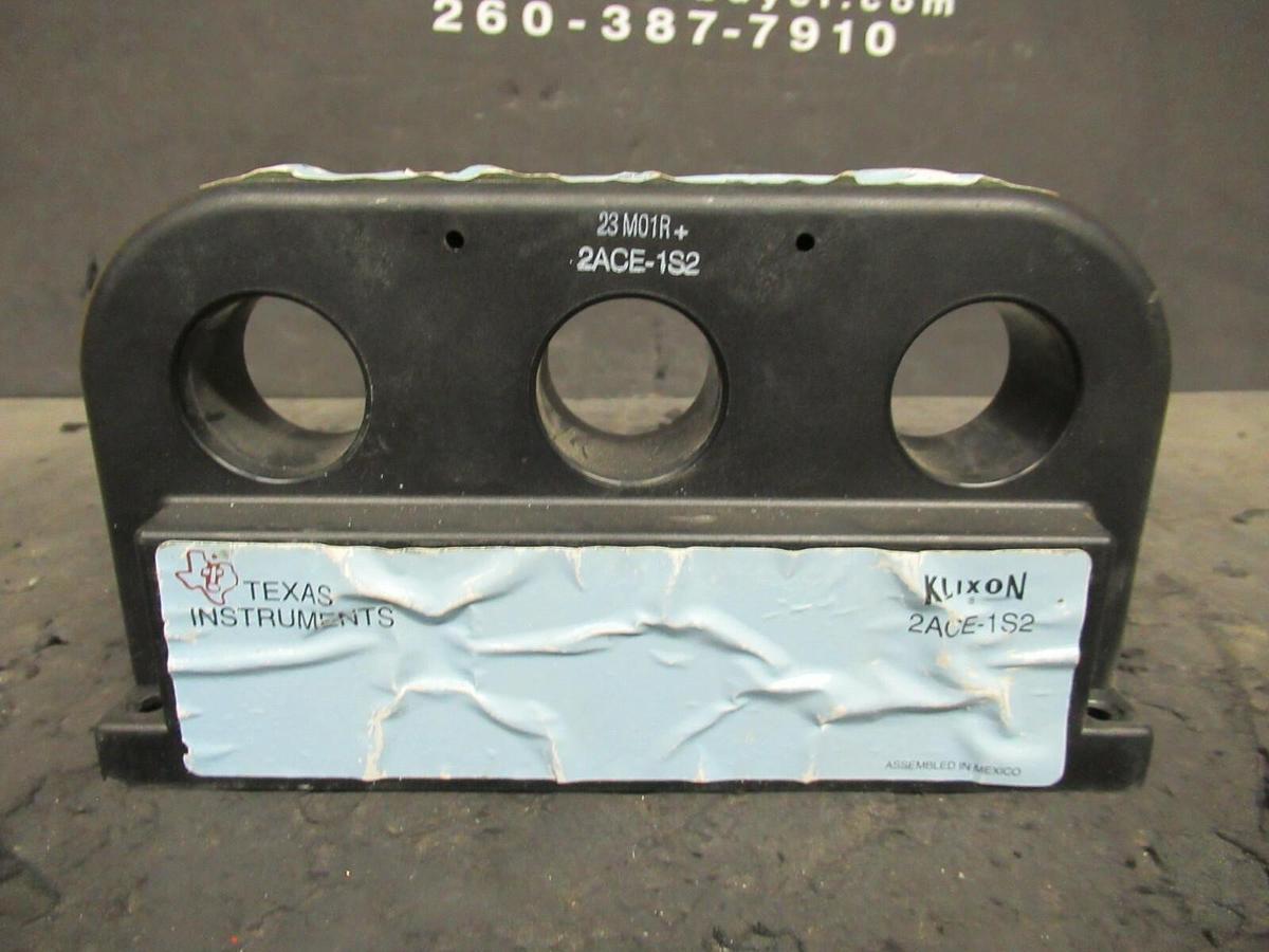 Used TEXAS INSTRUMENTS SENSATA KLIXON MOTOR PROTECTOR RELAY 2ACE-1S2 OVERLOAD