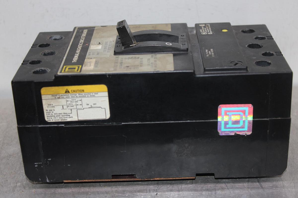 Used SQUARE D CIRCUIT BREAKER FAL34100 100 AMP 480 VAC 3-POLE **WARRANTY**