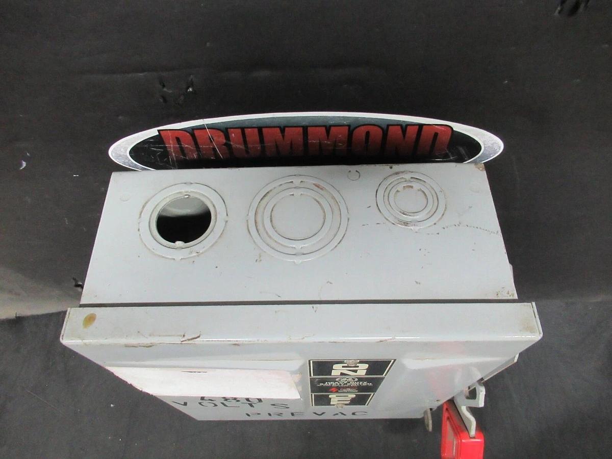 Used GE SAFETY DISCONNECT THN3361 ENCL. TYPE 1 30 AMP 600 VAC 30 HP 3-PHASE 3-POLE