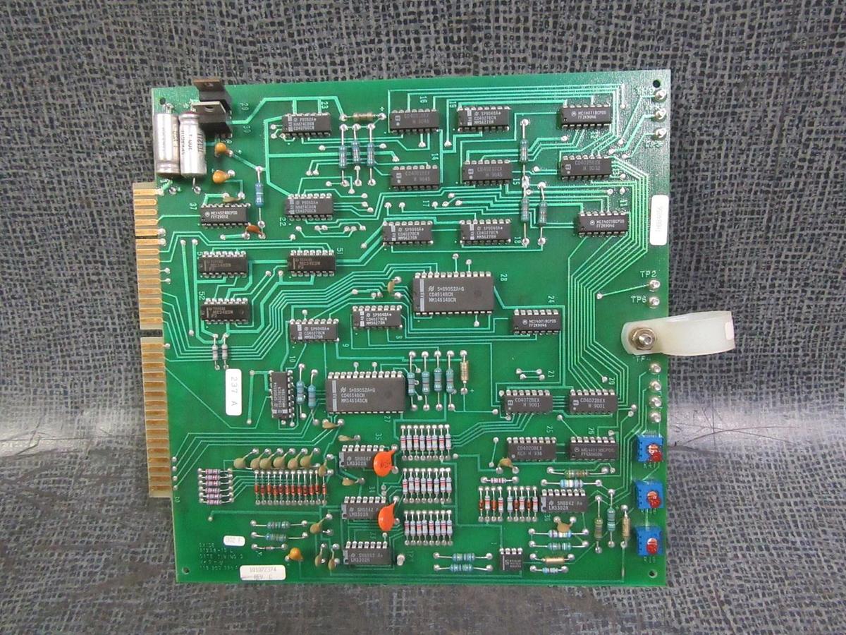 Used EXIDE GATE TIMING 2 CARD CIRCUIT BOARD 101072374 REV C  A13A8-12L 118302386 A