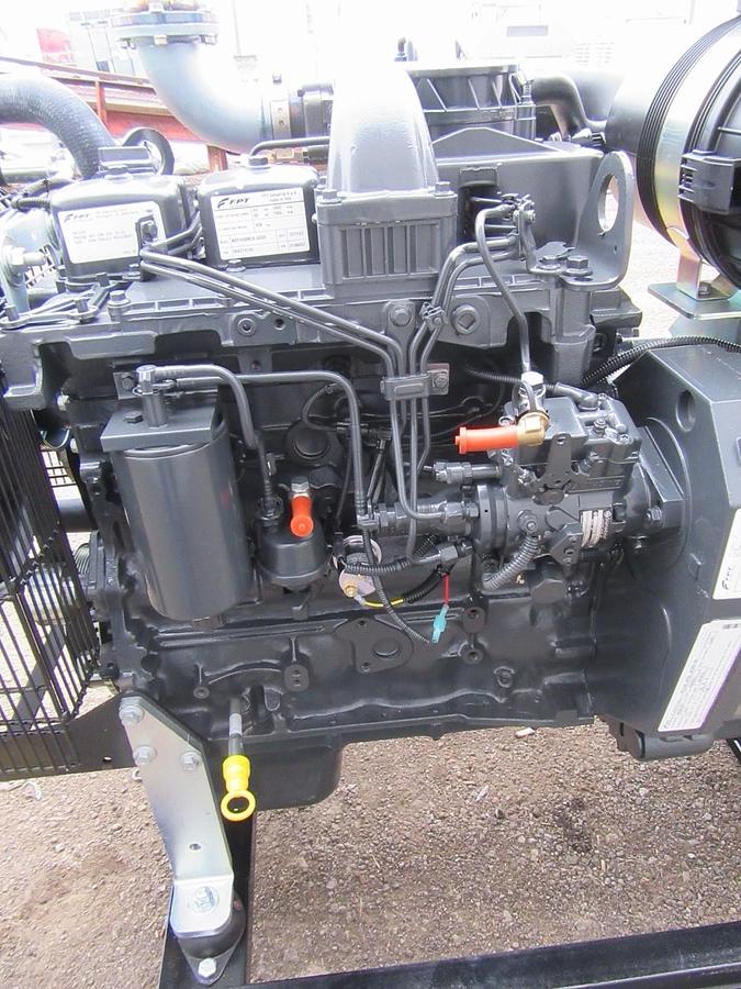 NEW 60 KW DIESEL GENERATOR FPT F4GE9455 DIESEL 277/480 VOLT RE-CONNECTABLE