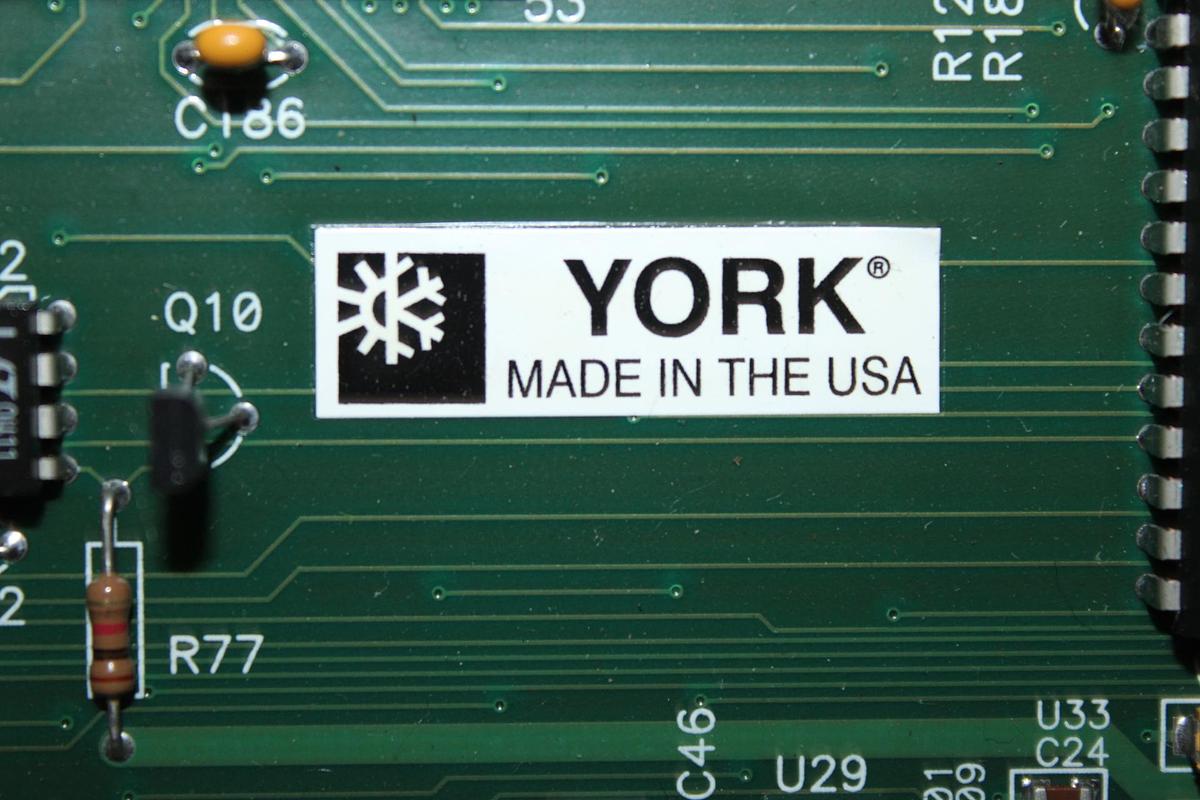 Used YORK OPTISPEED VSD CONTROL CIRCUIT BOARD 031-01632-033 REV. X