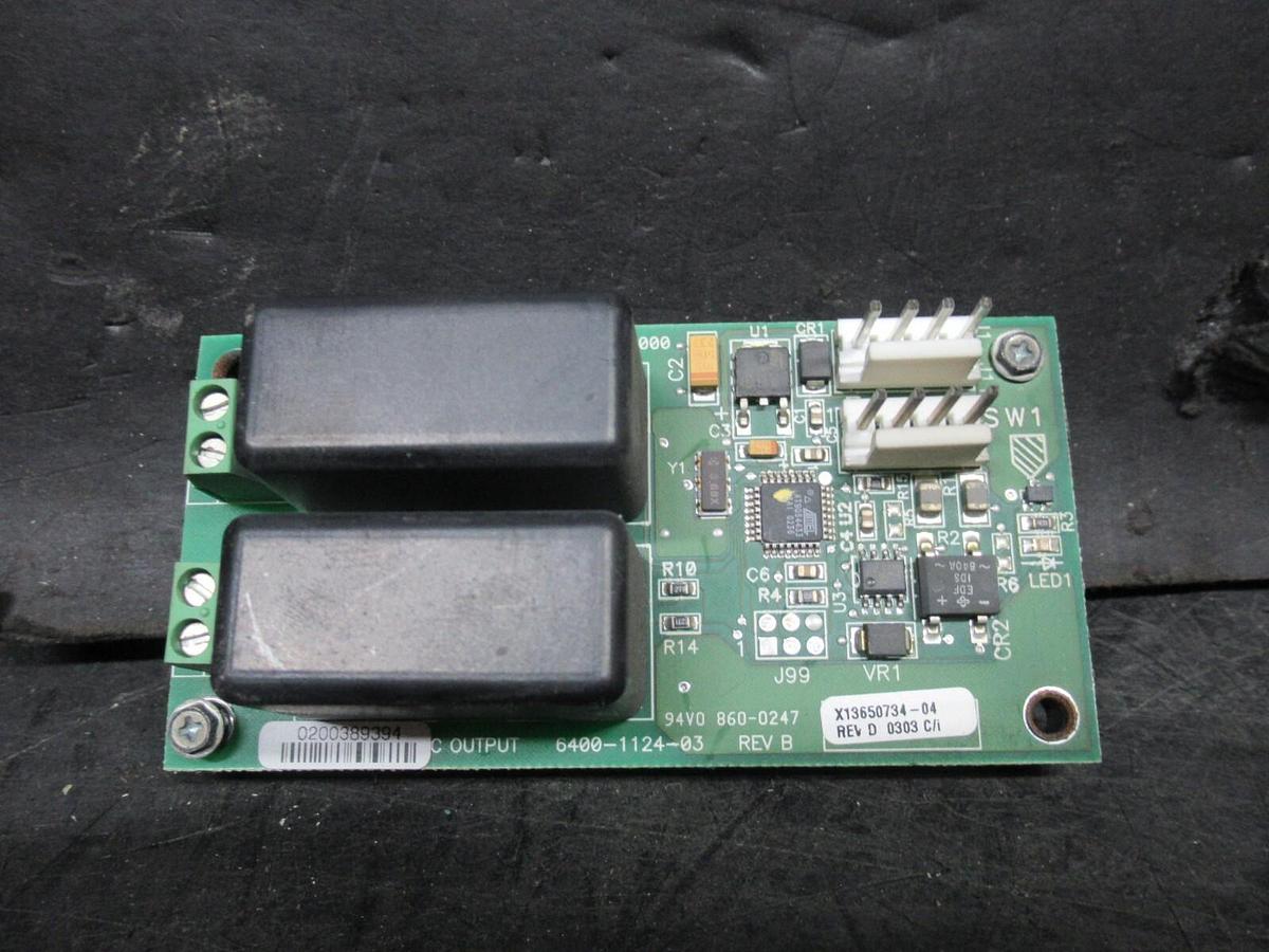 Used TRANE TRIAC OUTPUT BOARD 6400-1124-03 REV. B X13650734-04 REV. D **WARRANTY**