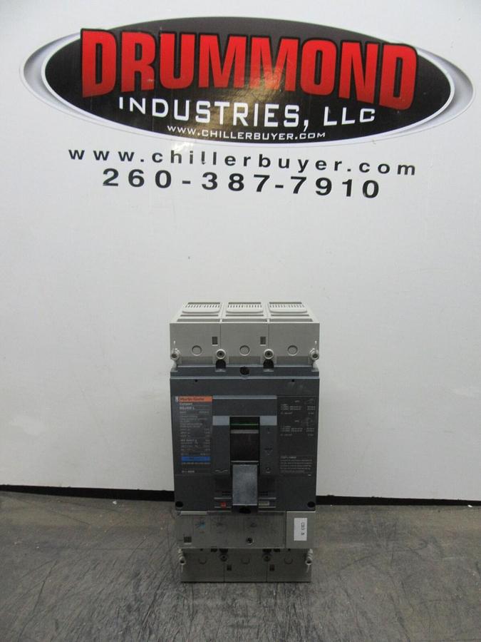 Used MERLIN GERIN COMPACT CIRCUIT BREAKER NSJ400L 160/400 AMP 600 VOLT 3-POLE 3-PHASE
