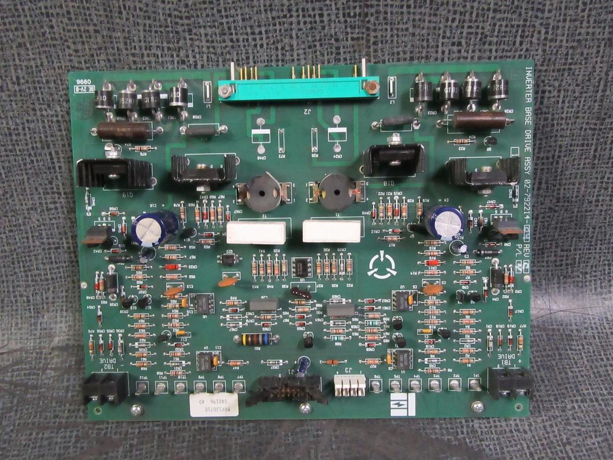 Used LIEBERT INVERTER BASE DRIVE ASSY. 02-792214-04 REV C P/L 4 WARRANTY INCLUDED