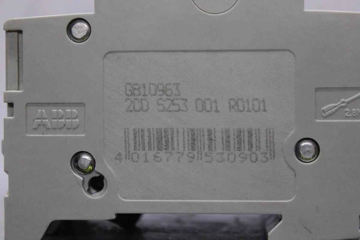 Used ABB CIRCUIT BREAKER S203-D10 400 VAC 3-POLE **WARRANTY INCLUDED**