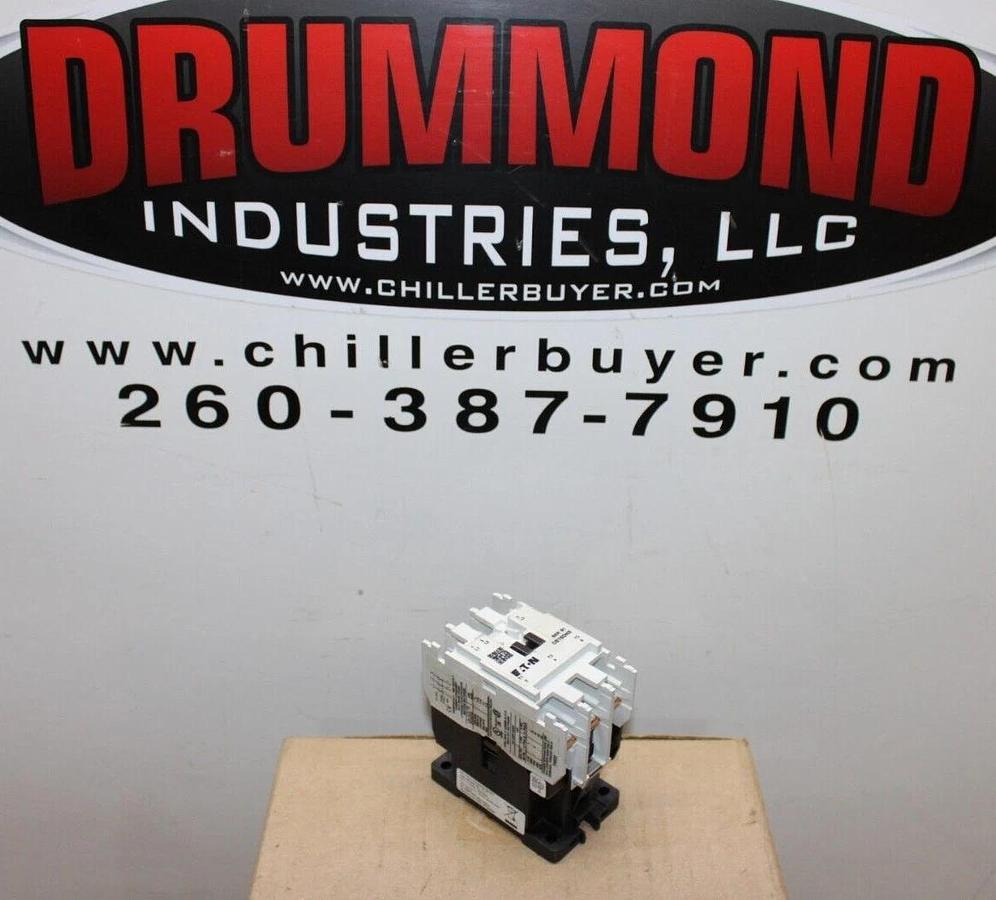 Used EATON CONTACTOR CE15DN3 18 AMP 600 VOLT 15 HP 3-POLE 3-PHASE COIL: 110/120V