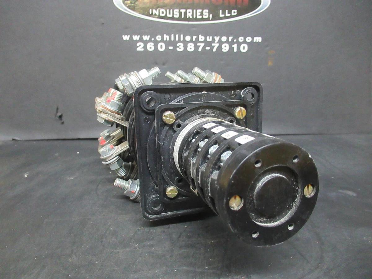 Used SALZER ROTARY SWITCH S608 S213 S608US1A1906-00 3 PHASE 600 VOLT 15 AMP 50 HP
