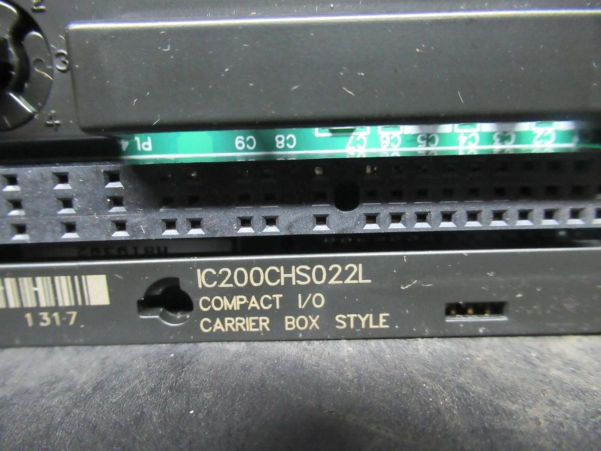Used GE FANUC INPUT I/O AND ANALOG INPUT IC200CHS022L W/ IC200ALG262J **WARRANTY**