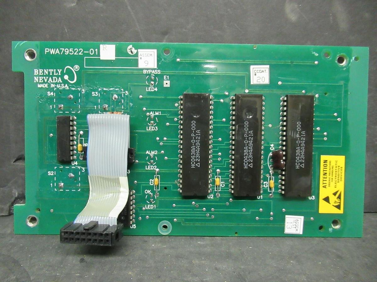 Used BENTLY NEVADA BOARD PWA79522-01R / PWB79524-01A