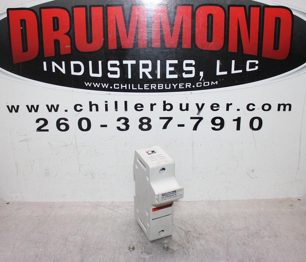 Used FERRAZ SHAWMUT ULTRASAFE FUSE HOLDER USCC2I 600 VAC 2-POLE 30 AMP