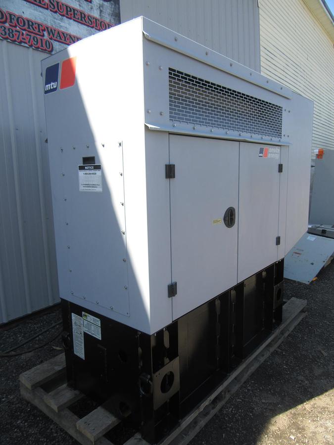 Used 20 KW DIESEL GENERATOR MTU 120/240 V 4LE1 ISUZU SOUND ENCLOSED 96 HRS  VIDEO