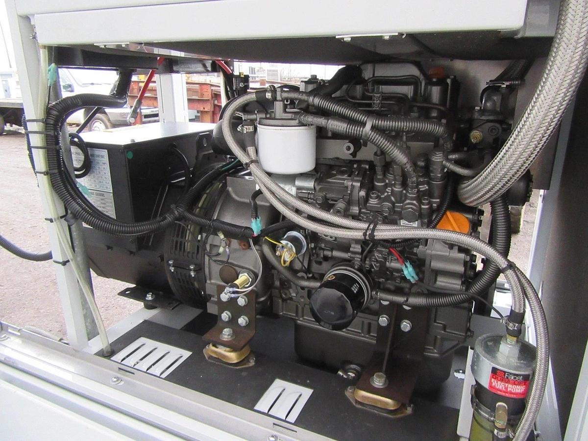 NEW 15KW GENERATOR DIESEL YANMAR 3TNV88 240V RE-CONNECTABLE 1 OR 3 PH VIDEO