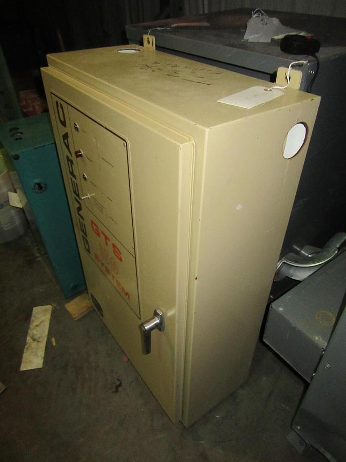 Used 150 AMP GENERAC GTS ATS AUTOMATIC TRANSFER SWITCH 250 V 1 PH 2 POLE NEMA 1 ENCL