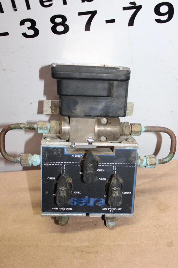 Used SETRA PRESSURE TRANSDUCER 2301050PD3V2DB 0-50 PSID 9-30 VDC *WARRANTY*