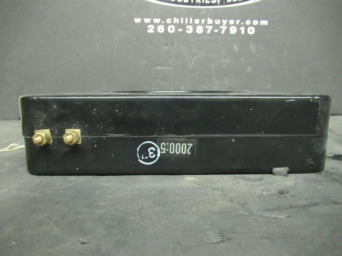 INSTRUMENTS CURRENT TRANSFORMER 120-212 RATIO: 2000:5 A 50-400 HZ 1.33 RF
