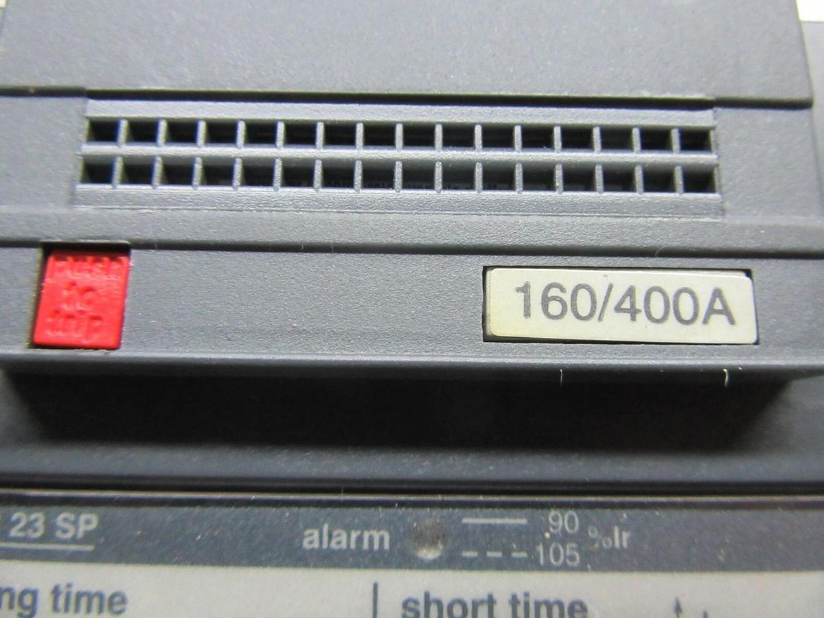 Used MERLIN GERIN COMPACT CIRCUIT BREAKER NSJ400L 160/400 AMP 600 VOLT 3-POLE 3-PHASE