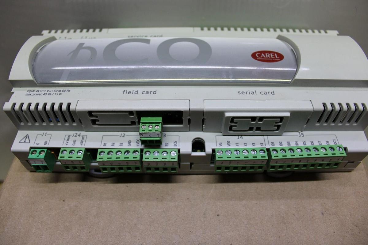 Used CAREL PCO PROGRAMMABLE CONTROLLER PCO3000AS0 24 VAC 40 VA 15 WATT