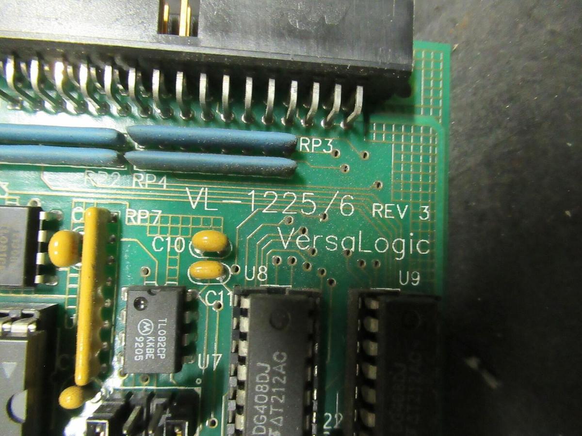 Used VERSALOGIC VL-1225/6 REV. 3 ANALOG INPUT/OUTPUT BOARD **WARRANTY INCLUDED**
