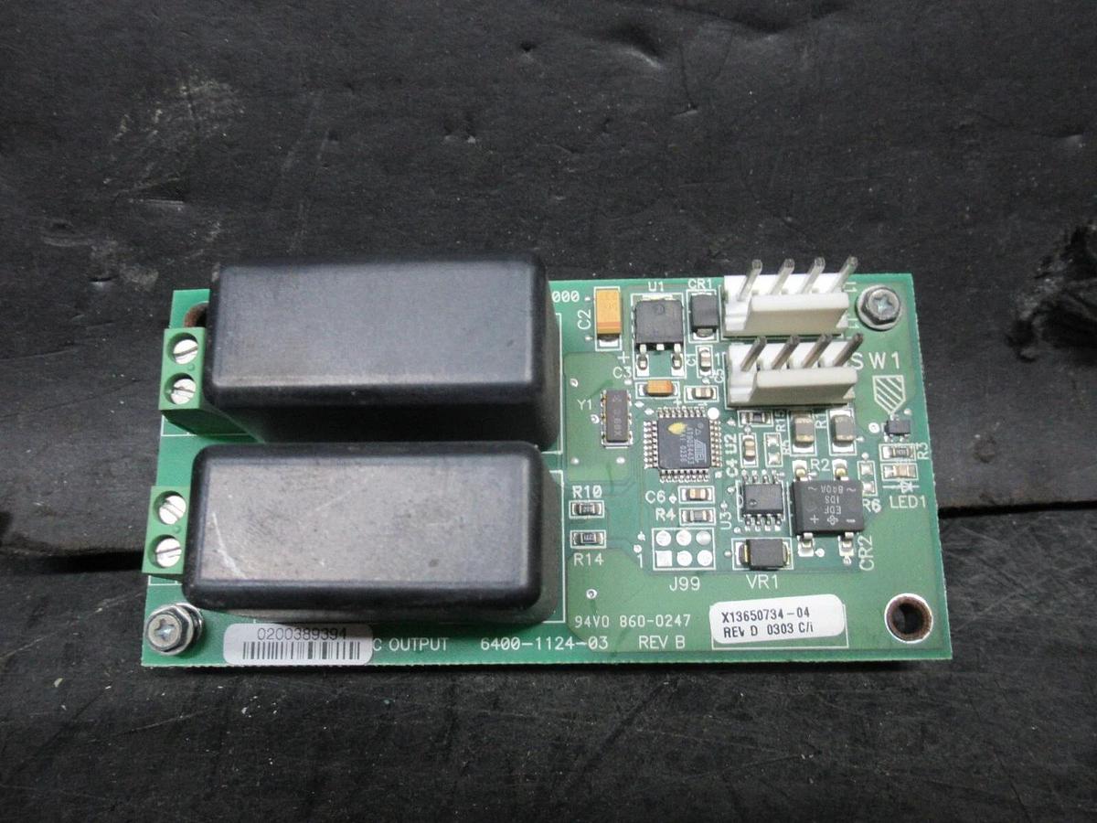 Used TRANE TRIAC OUTPUT BOARD 6400-1124-03 REV. B X13650734-04 REV. D **WARRANTY**
