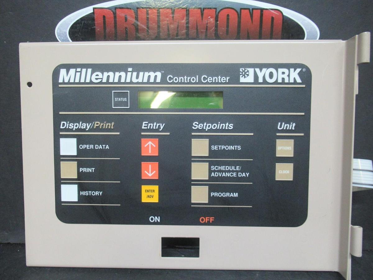Used YORK MILLENNIUM CONTROL CENTER YK-371-02742-101 **WARRANTY INCLUDED**