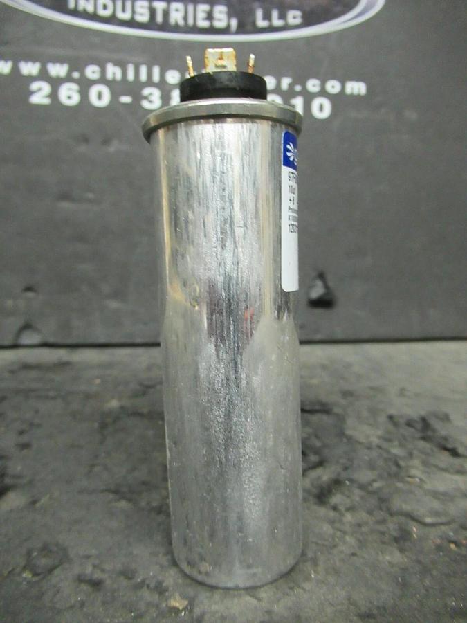 Used GENTEQ NON PCB CAPACITOR 10 uF 97F8059 370 VAC ELECTROLYTIC GENERAL ELECTRIC