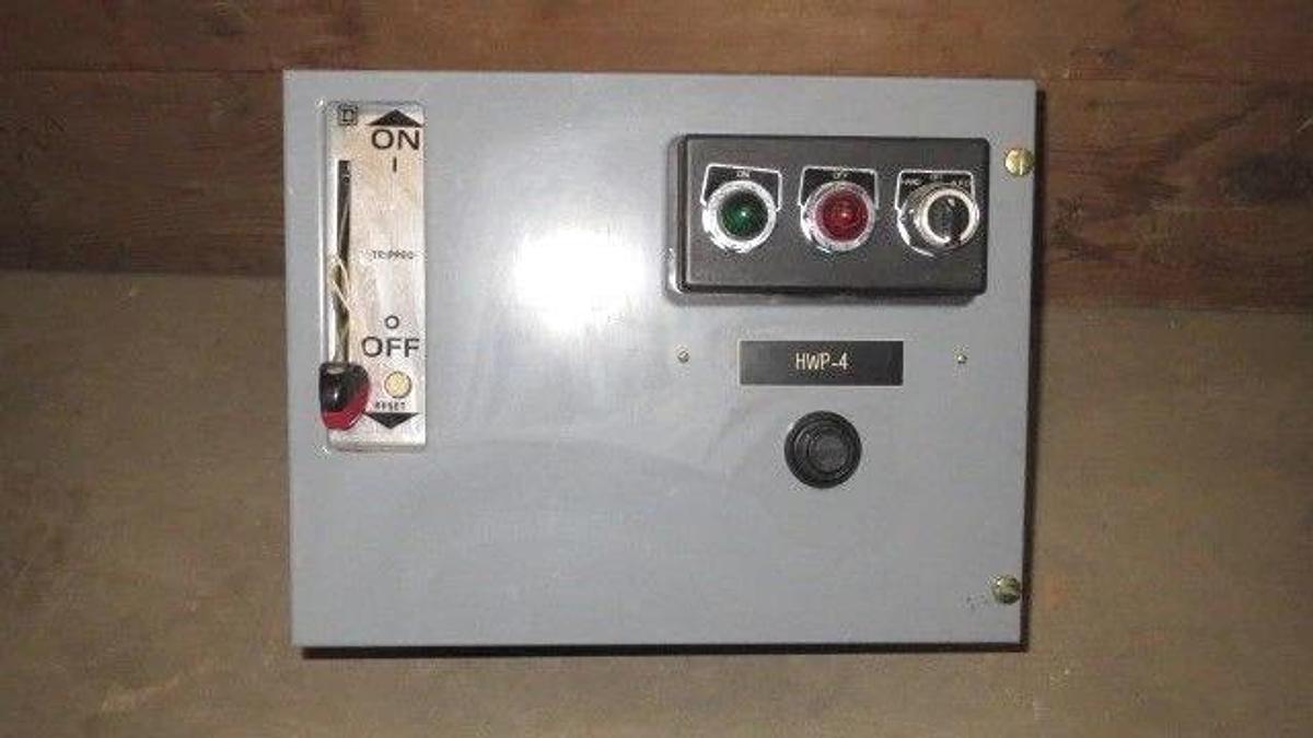 Used SQUARE D 12" MCC BUCKET 480 VAC W/ 30 AMP FHP BREAKER & NEMA SIZE 1 STARTER