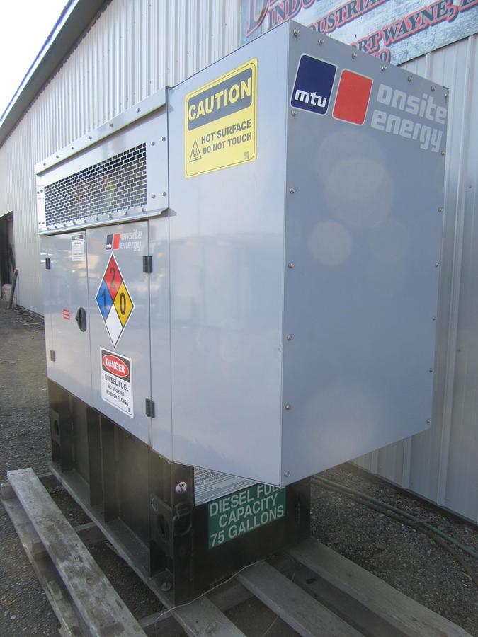 Used 20 KW DIESEL GENERATOR MTU 120/240 V 4LE1 ISUZU SOUND ENCLOSED 258 HRS  VIDEO