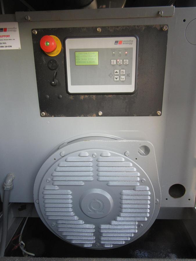 Used 50 KW DIESEL GENERATOR MTU 120/208V 3 PH JOHN DEERE SOUND ENCLOSED 158 HRS VIDEO 2016