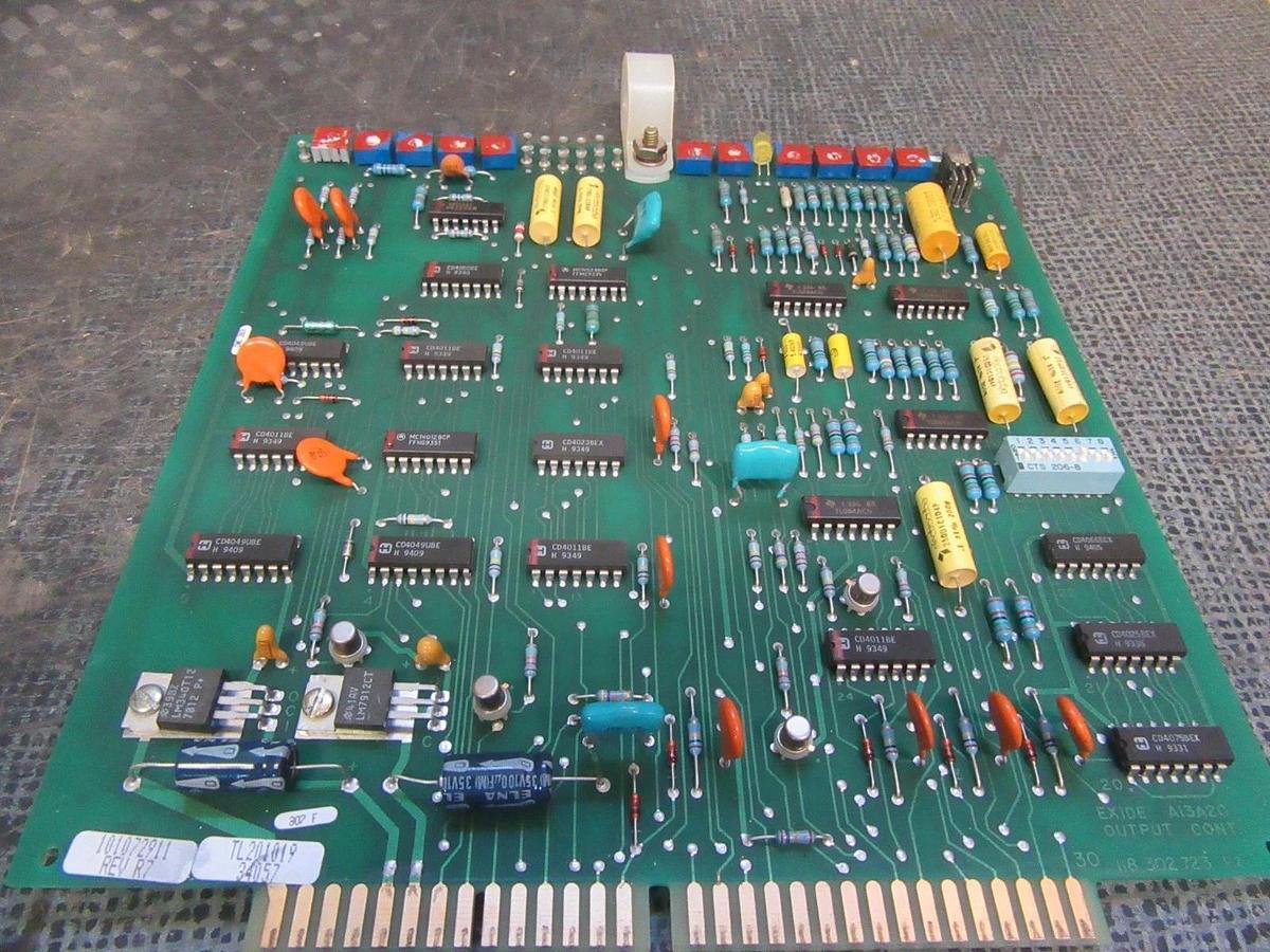 Used EXIDE A13A20 OUTPUT CONTROL 101072911 REV R7 118-302-723-P2 **WARRANTY**