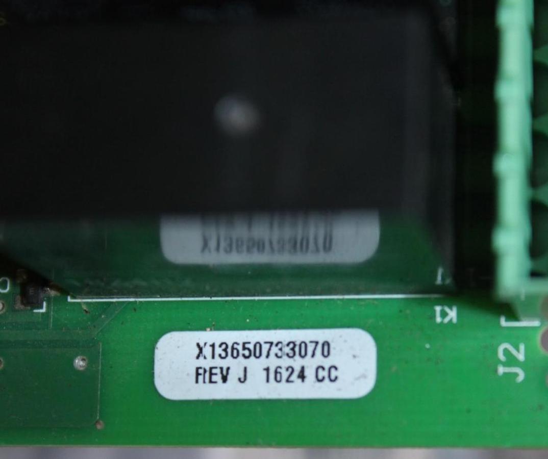 Used TRANE DUAL BINARY CIRCUIT BOARD 6400-2704-01 REV. B X13650733070 REV. J