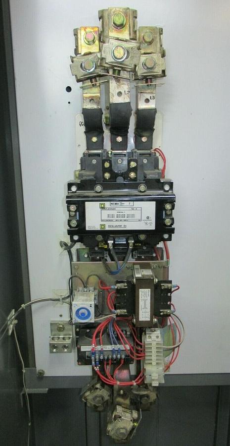 Used SQUARE D ENCLOSED STARTER 8502SJO2SX01 NEMA 7 STARTER NEMA 3R ENCLOSURE 600 VAC