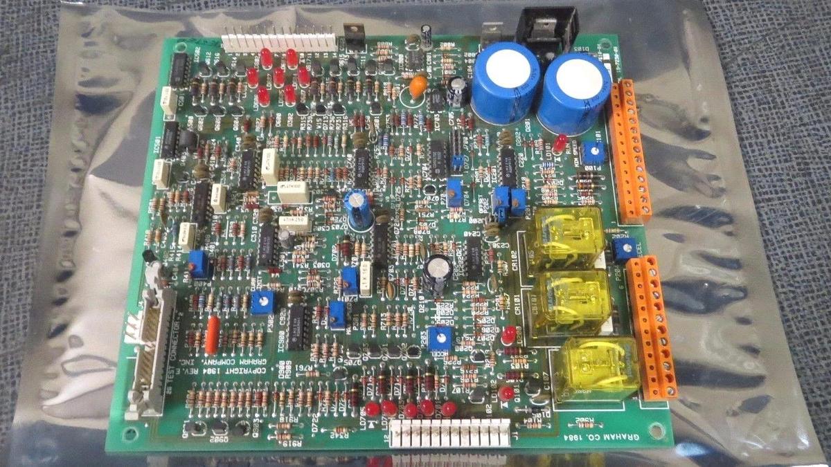 Used GRAHAM CO CIRCUIT BOARD ASSY# 02-7610-84  SCHEM: 19-7230-08 **WARRANTY**