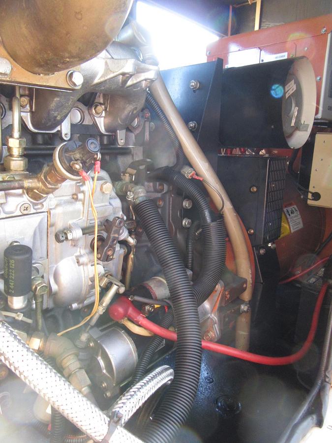 Used 60 KW DIESEL GENERATOR GENERAC 120/240 VOLT SOUND ENCLOSED VIDEO WE SHIP